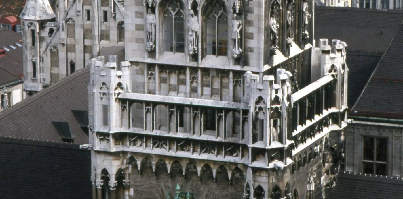 Marienplatz clock tower, Munich