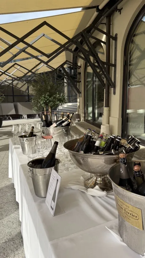 Drinks table at the Convero Summer Event 2026