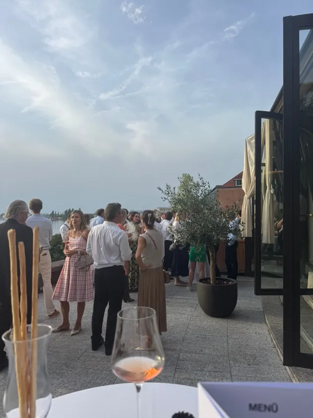 Rooftop drinks at the Convero Summer Event 2026